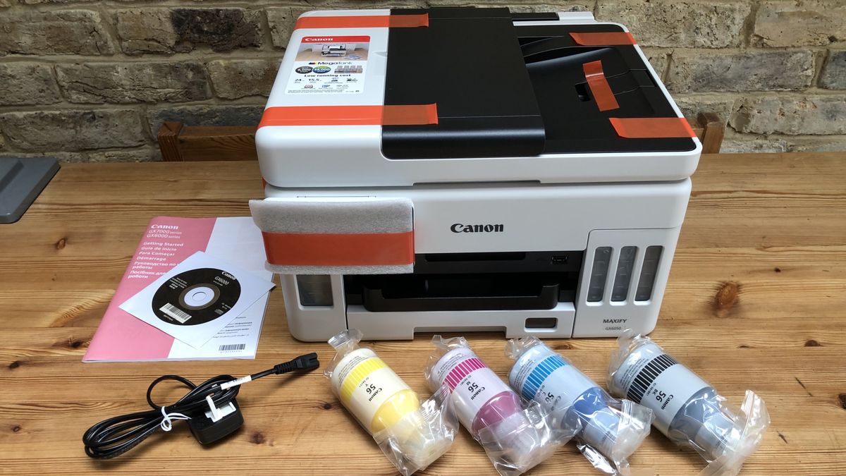 Canon MAXIFY GX6050 3-in-1 Color Inkjet Printer Review | TechRadar