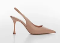 High-heeled Rocco slingback shoes | £45.99 ($59.35) | Mango