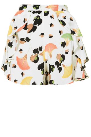 Topshop Floral Frill Shorts, £32
