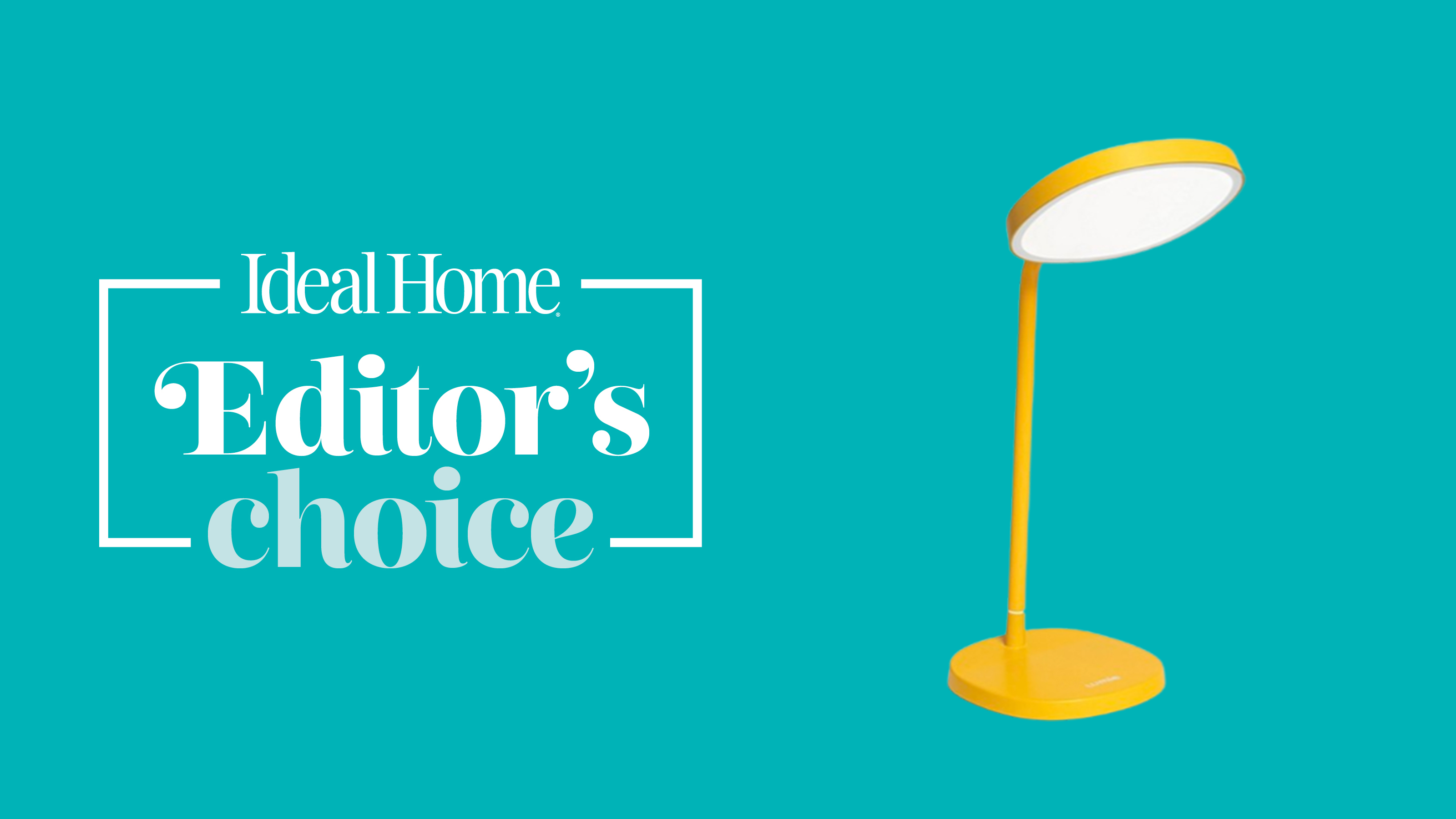 Editor's choice box with Lumie TASK on a teal background
