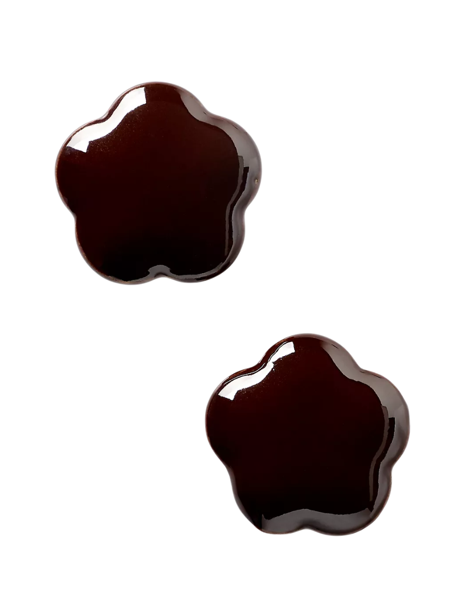 Mari Ceramic Flower Knob, Set of 2