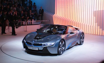 BMW i8 Concept Spyder front close