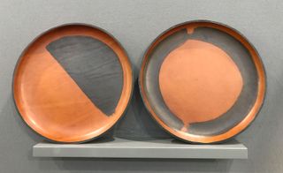 Leather trays, by Simon Hasan
