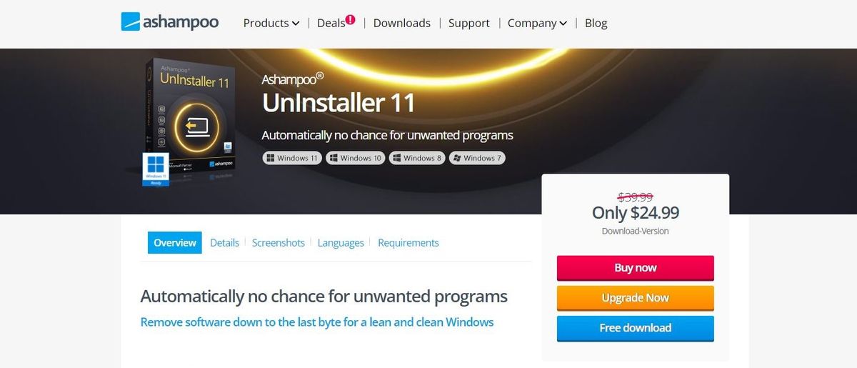 Ashampoo Uninstaller 11 Review Hero