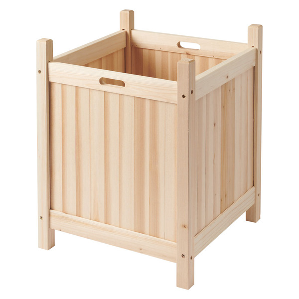 Wooden Cube Planter