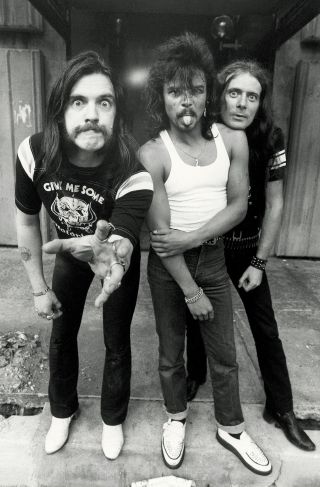 "Lemmy looked like he was about to take off as well." San Fran, 1980.