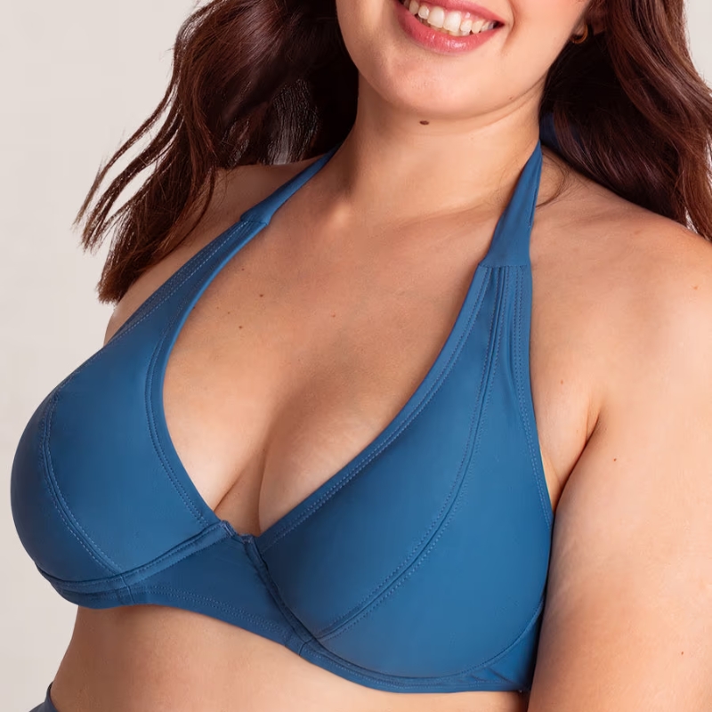 Shapermint Essentials, Shapermint Essentials Full Coverage Halter Bikini Top