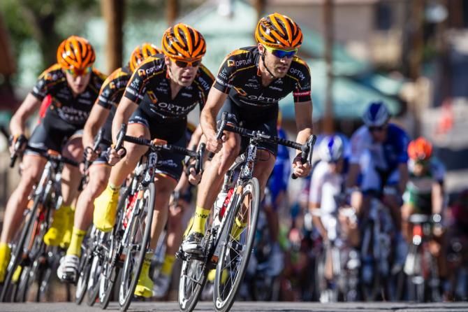 Jesse Anthony (Optum) leading the chase.