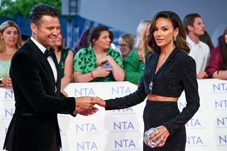 Mark Wright and Michelle Keegan on the red carpet for an awards show