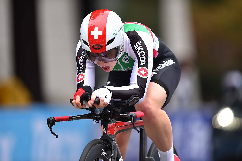 Aline Seitz (Switzerland) was 16th on the day