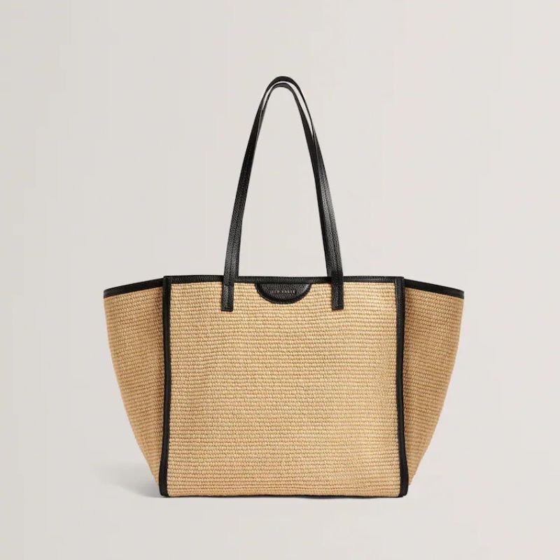 Ted Baker , Barni-Faux Raffia Large Shopper Bag