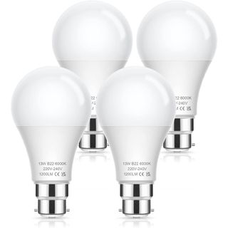 pack of four light bulbs