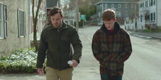 Casey Affleck and Lucas Hedges in Manchester By The Sea