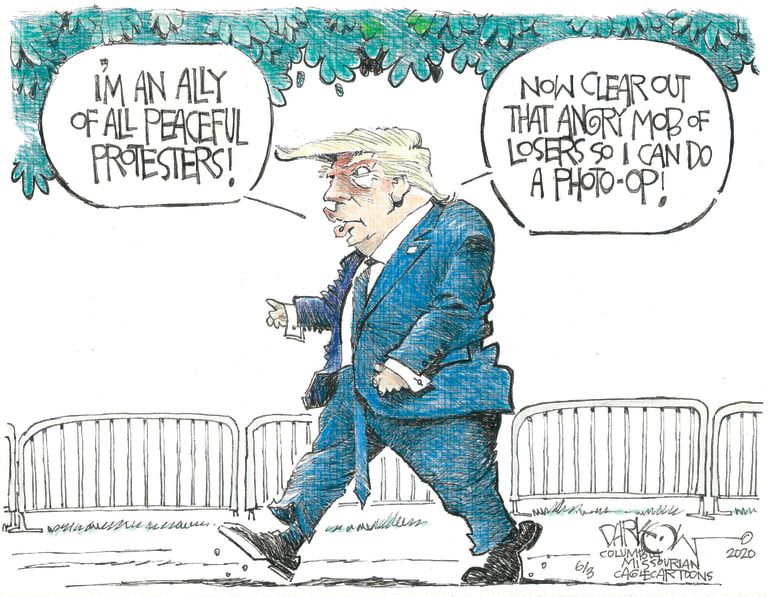 7 scathing cartoons about Trump's Bible photo op | The Week