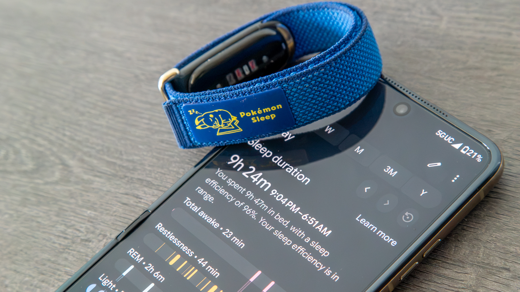 Fitbit Air Pok&amp;eacute;mon Sleep edition and Google Health app