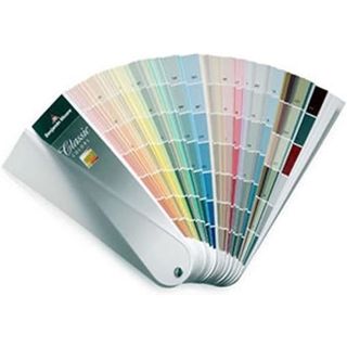 Benjamin Moore paint color swatch fan deck