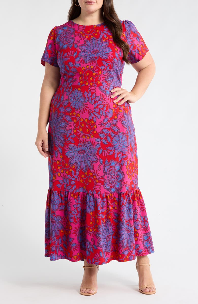 Darret Floral Ruffle Maxi Dress