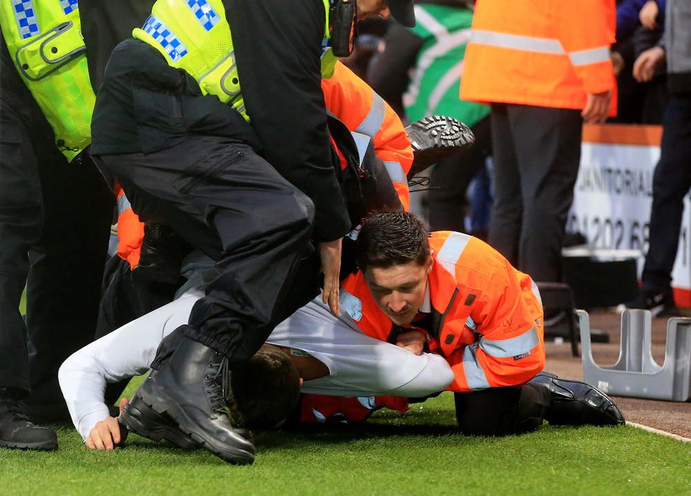 Newcastle Fans Arrested Over Pitch Invasion During Bournemouth Draw ...