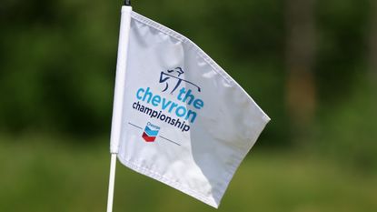 The Chevron Championship flag 