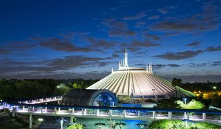 Space Mountain exterior at Walt Disney World