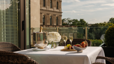 View from the terrace overlooking Hyde Park