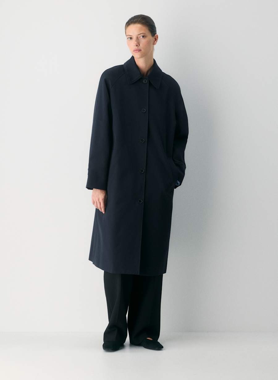 Single-Breasted Car Coat