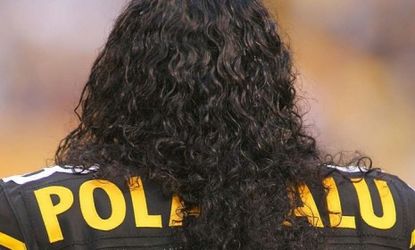 Pittsburgh Steelers star safety Troy Polamalu hasn't cut his hair since 2000.