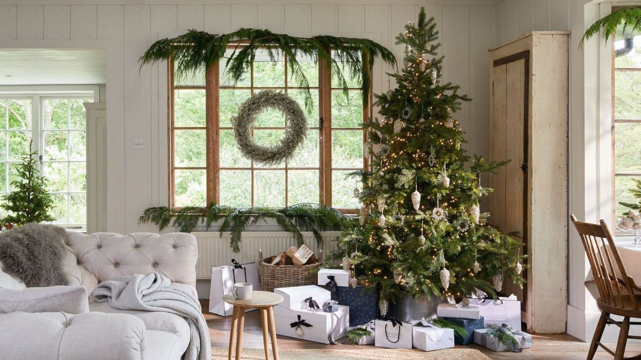 Christmas decor by The White Company