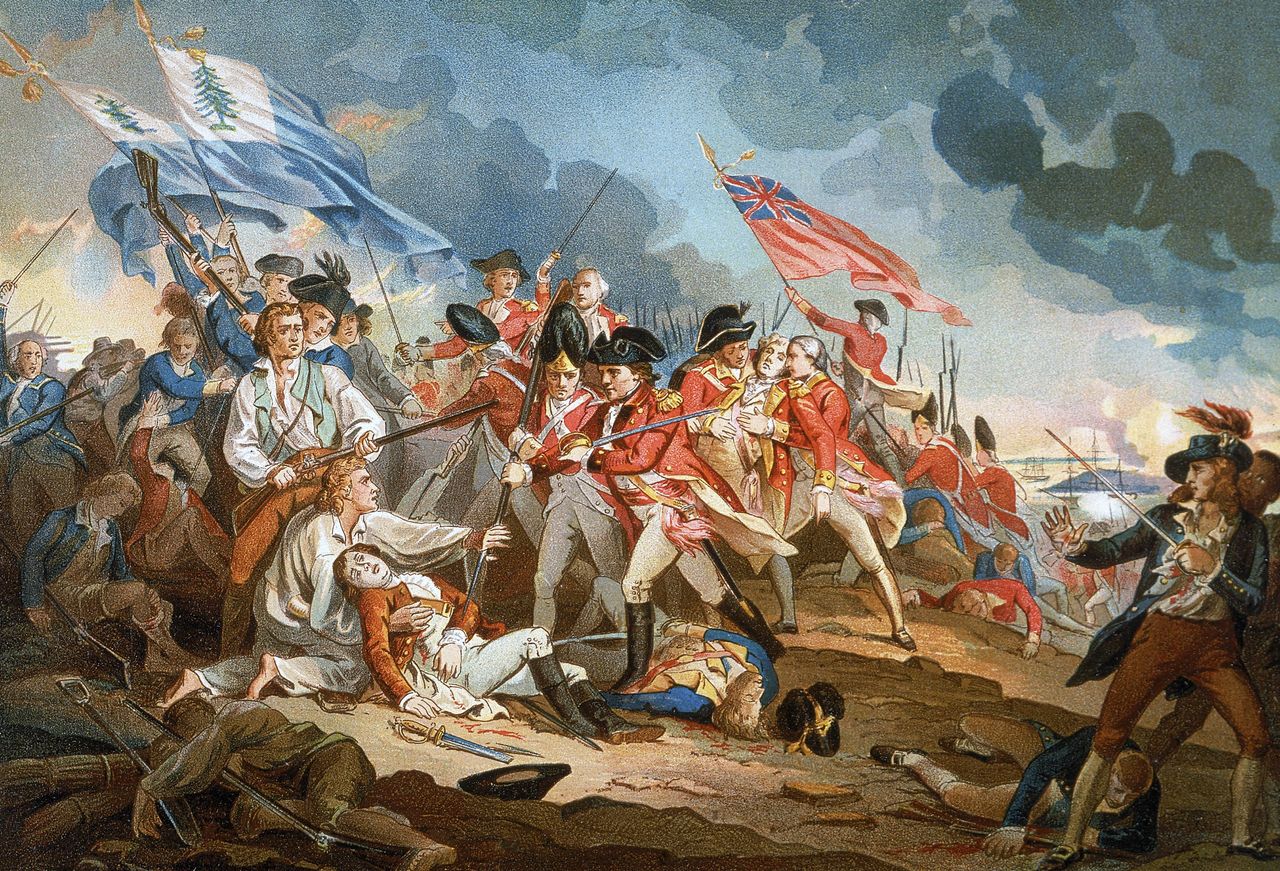 The Battle of Bunker Hill.