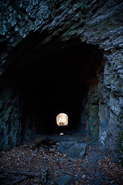 A railroad tunnel of the sort that is in the Trans-Sylvania Epic