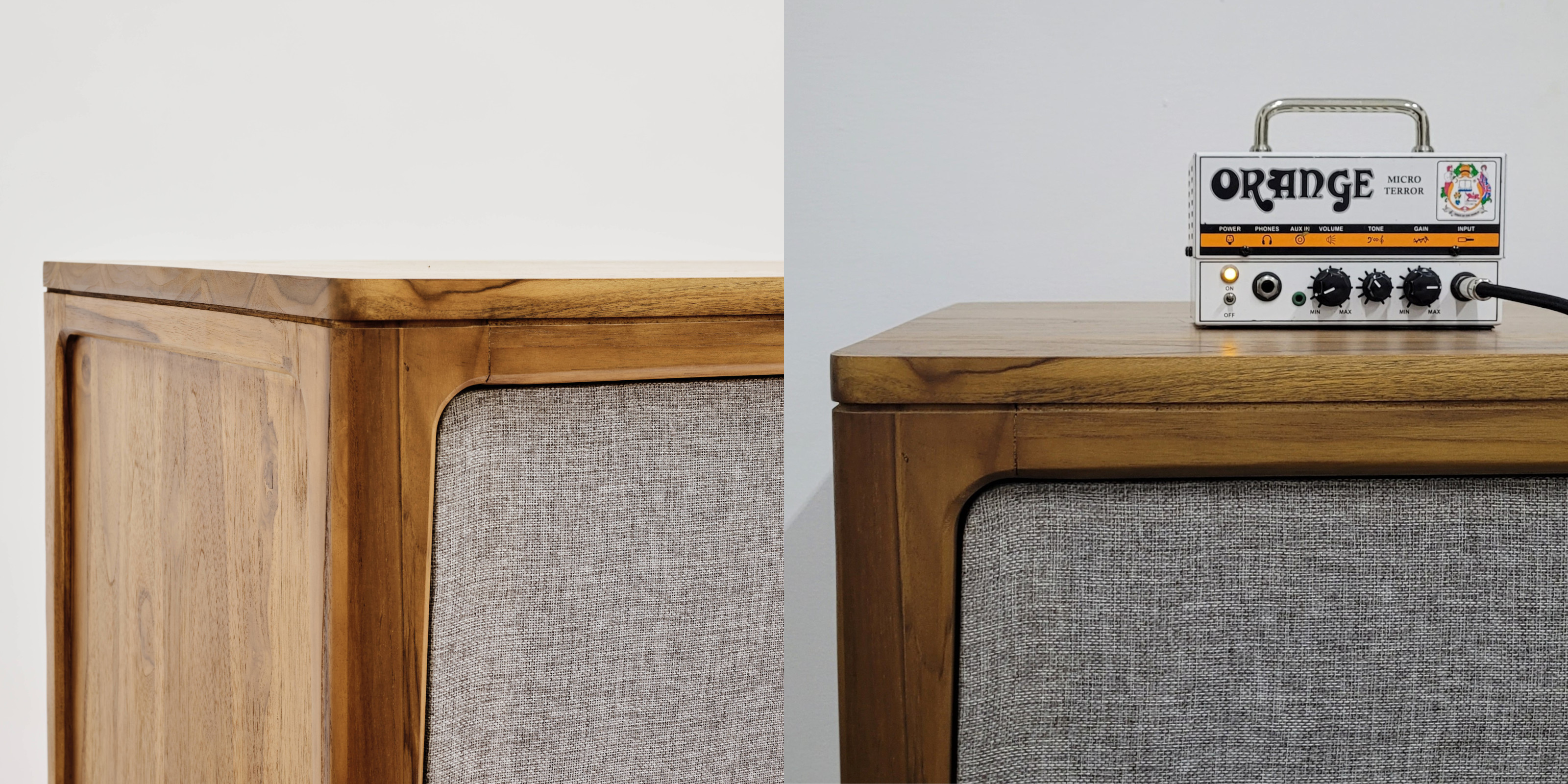 Details of the Sonoforma Rhapsody guitar cabinet