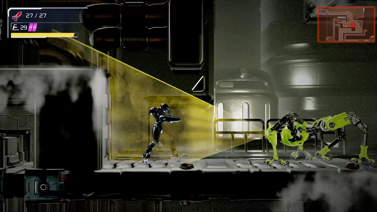 Screenshot from the video game Metroid Dread (2021).