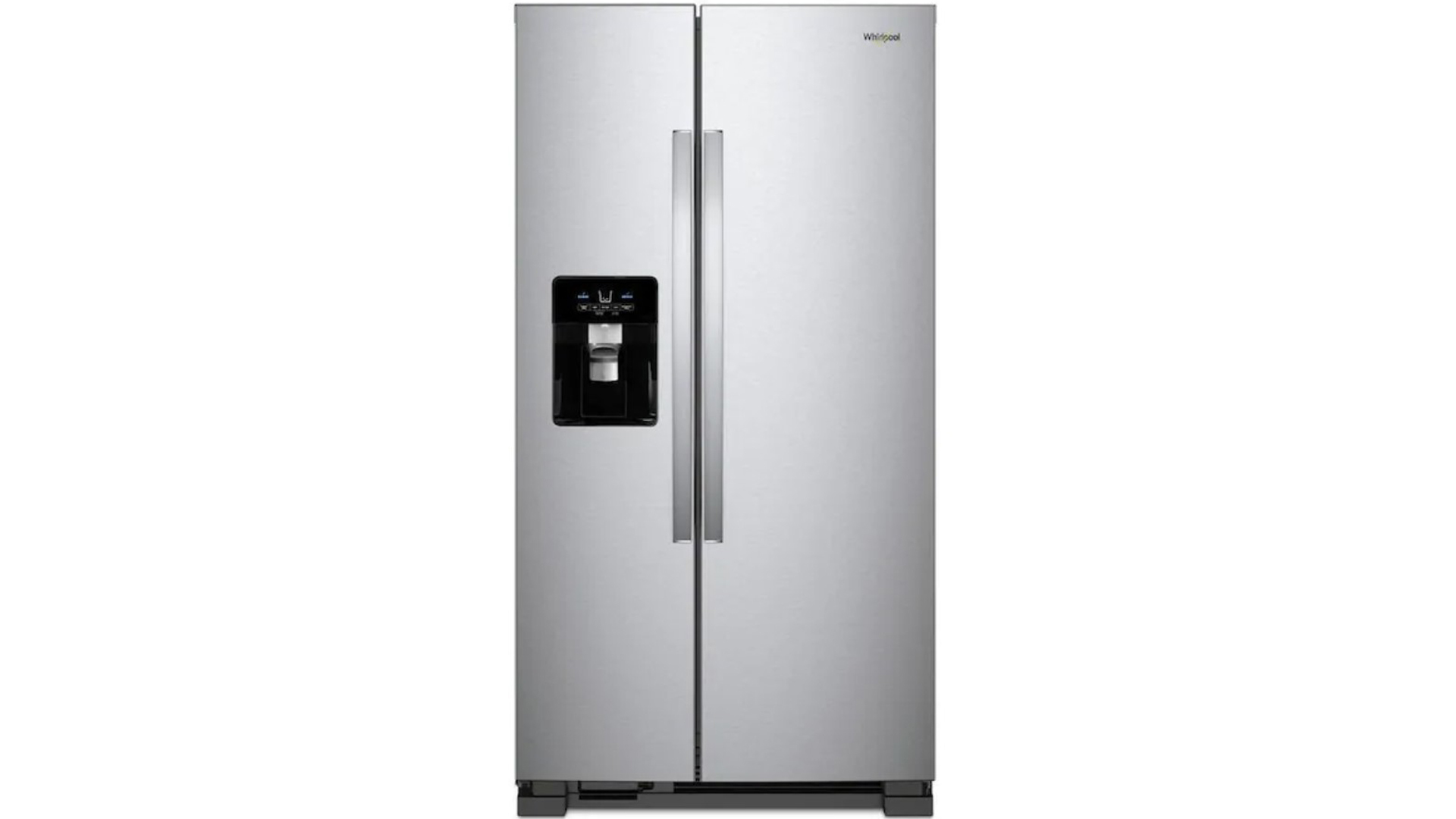 Whirlpool 24.6 cu. ft. Side by Side Refrigerator in Fingerprint Resistant  Stainless Steel WRS325SDHZ - The Home Depot