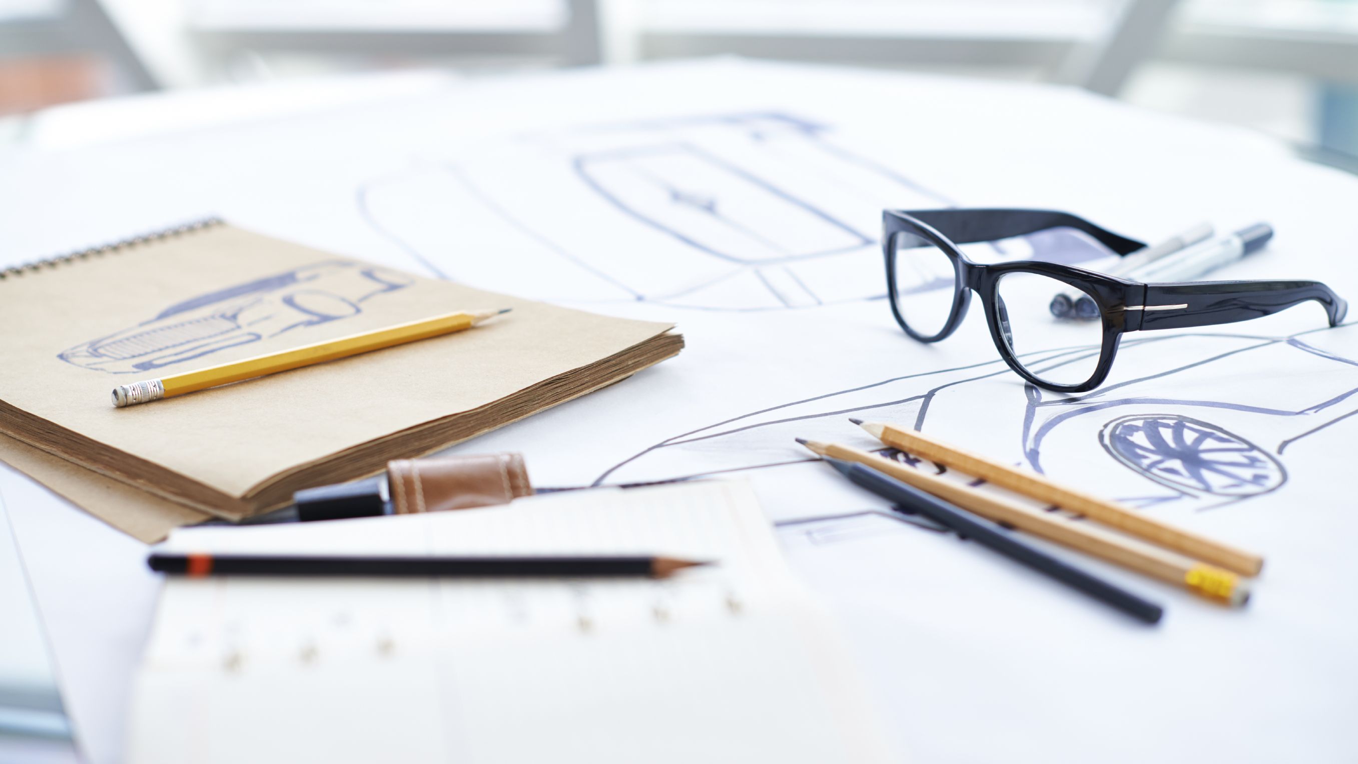 Stationery, Writing implement, Eye glass accessory, Office supplies, Paper product, Material property, Office instrument, Pen, Notebook, Desk,