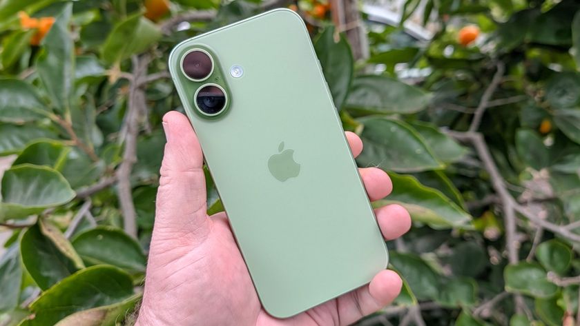 Sage iPhone 17 in hand