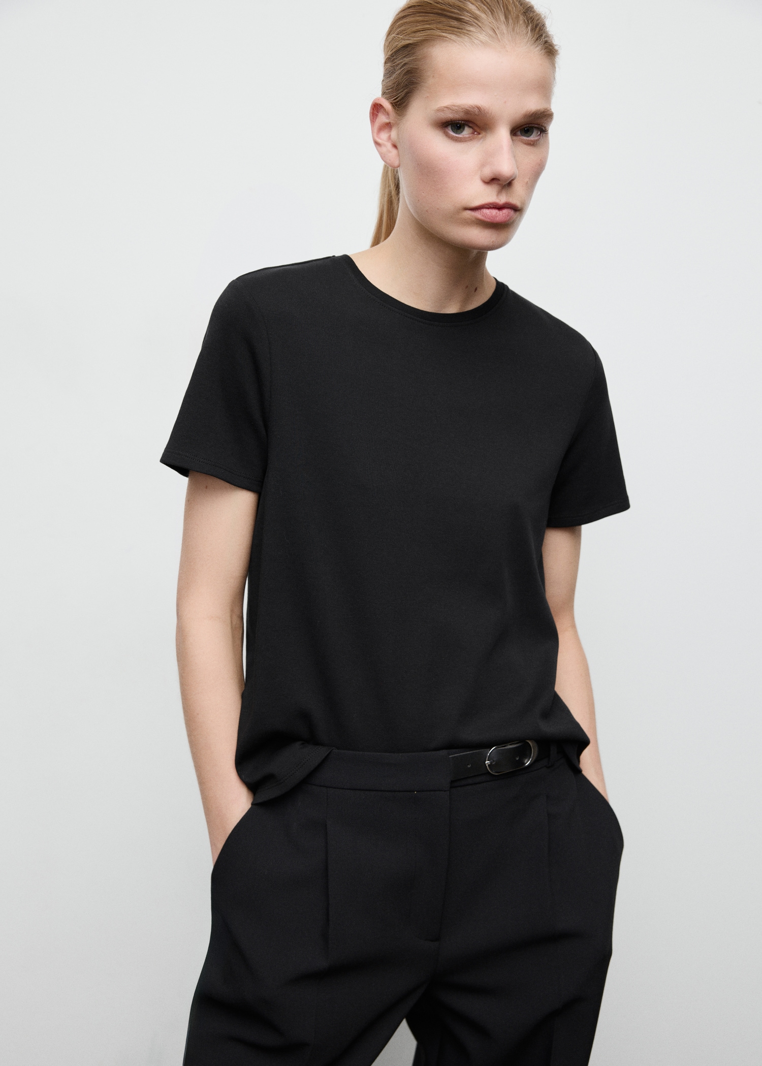 Short-Sleeved Cotton T-Shirt - Women | Mango United Kingdom
