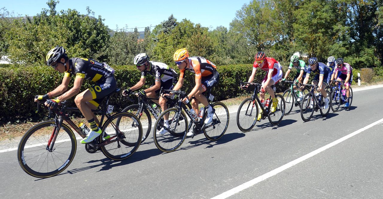 Fabien Grellier (Direct Energie) leads the break
