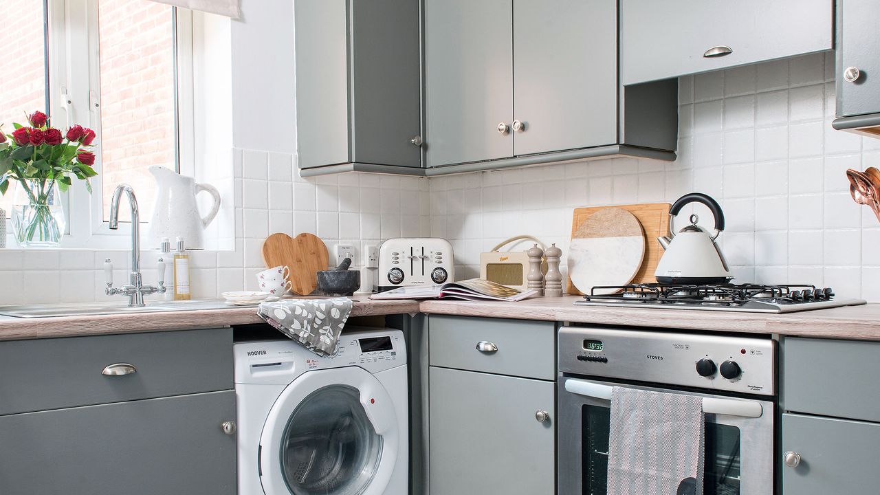 kitchen with various appliances