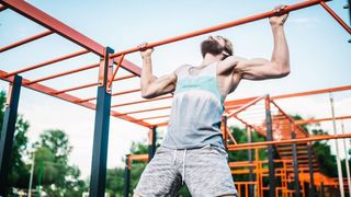 Wide-grip pull-up