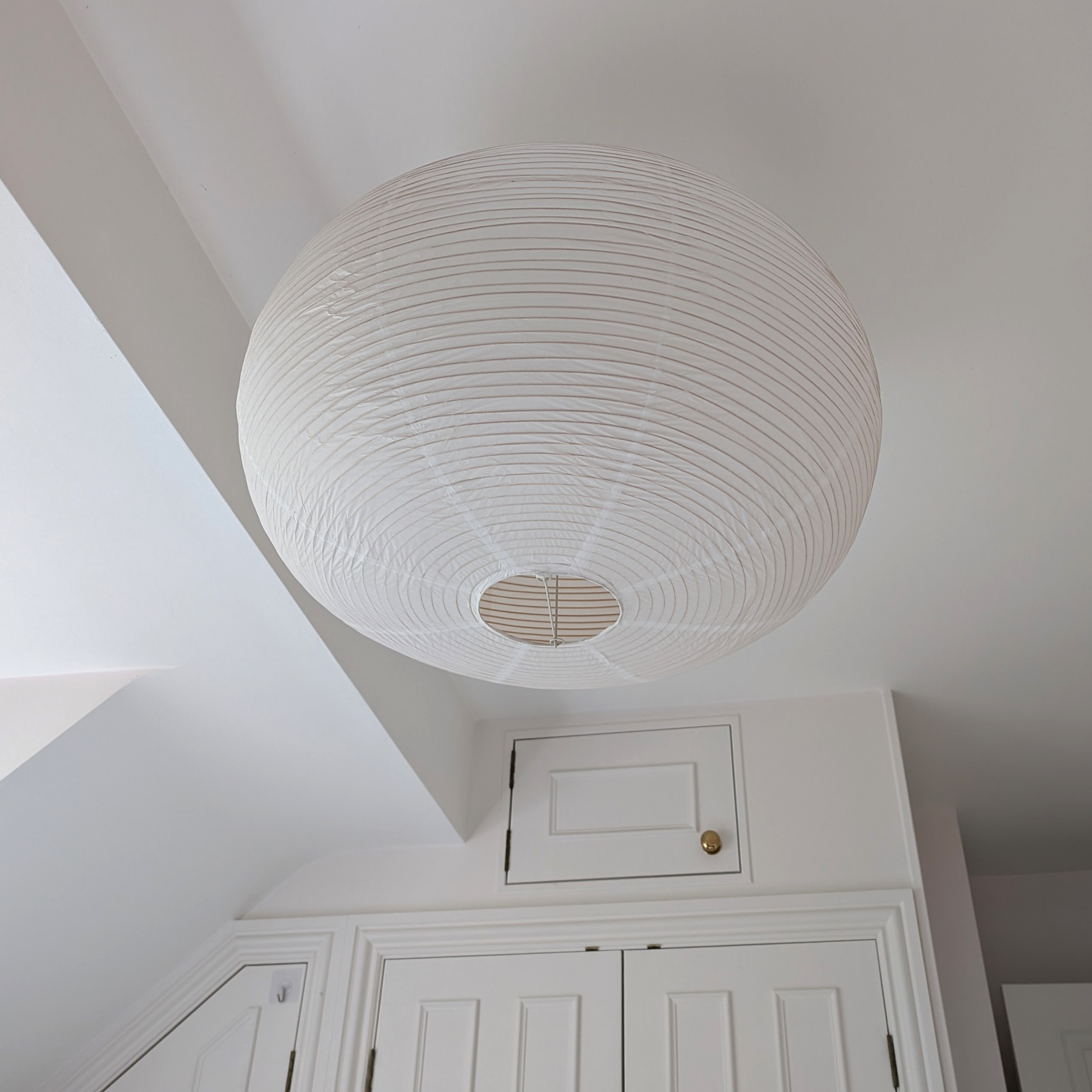A bedroom ceiling light shade