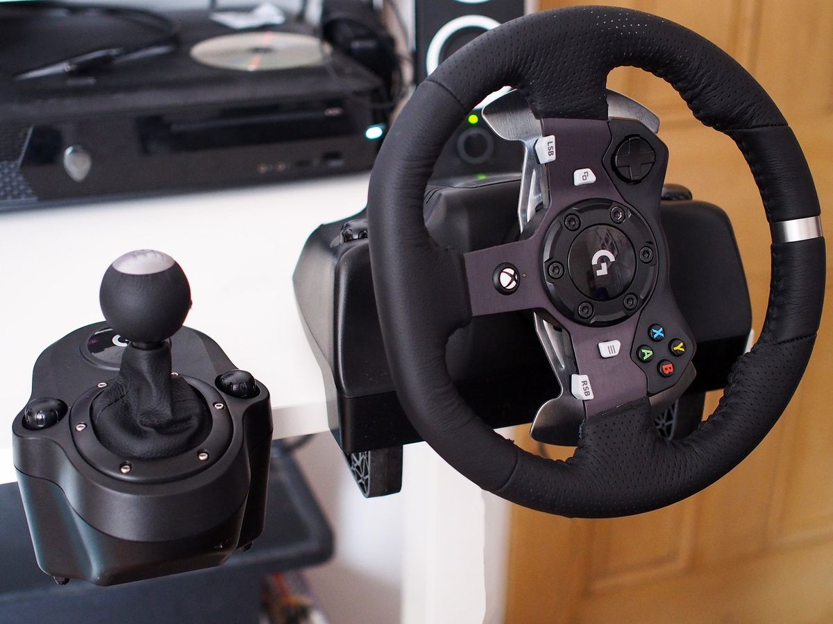 Logitech Driving Force G920 Steering Wheel and  