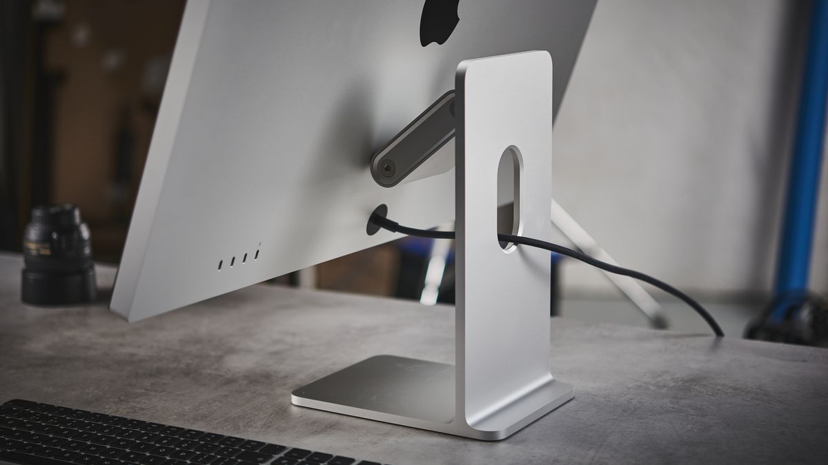 Studio Display in a photo studio
