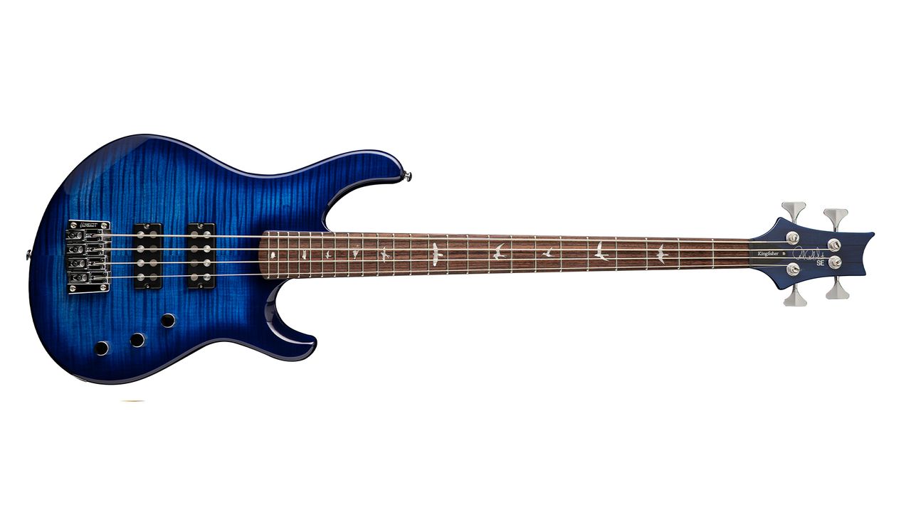PRS SE Kingfisher Faded Blue Wraparound Burst