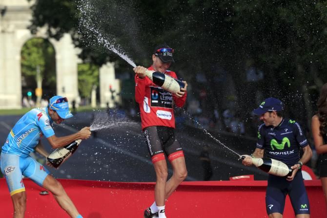 The Vuelta podium in 2013