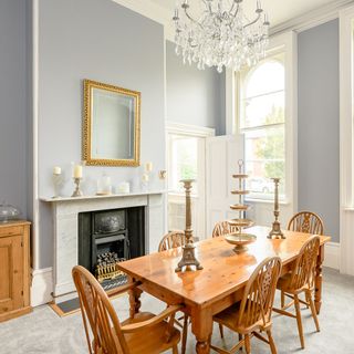 dining area with wooden dining table