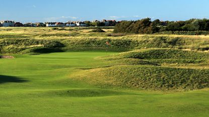 Royal Liverpool :Punch Bowl 9th hole 