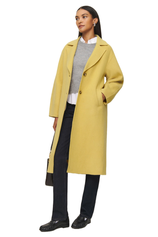 Reformation Wyatt Double-Faced Coat