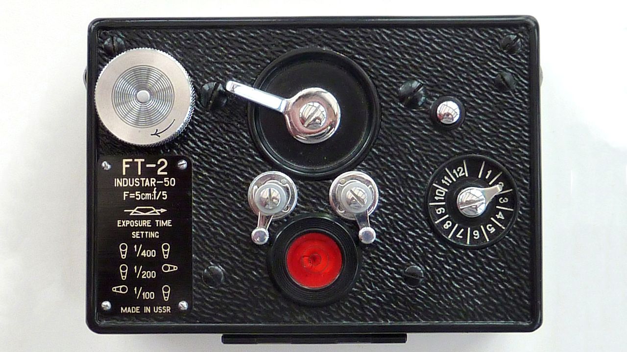 The top of the Kraznogorsk FT-2 camera