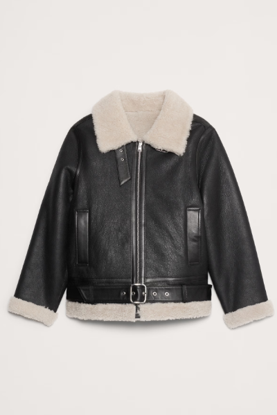 Banana Republic, Shearling Aviator Jacket