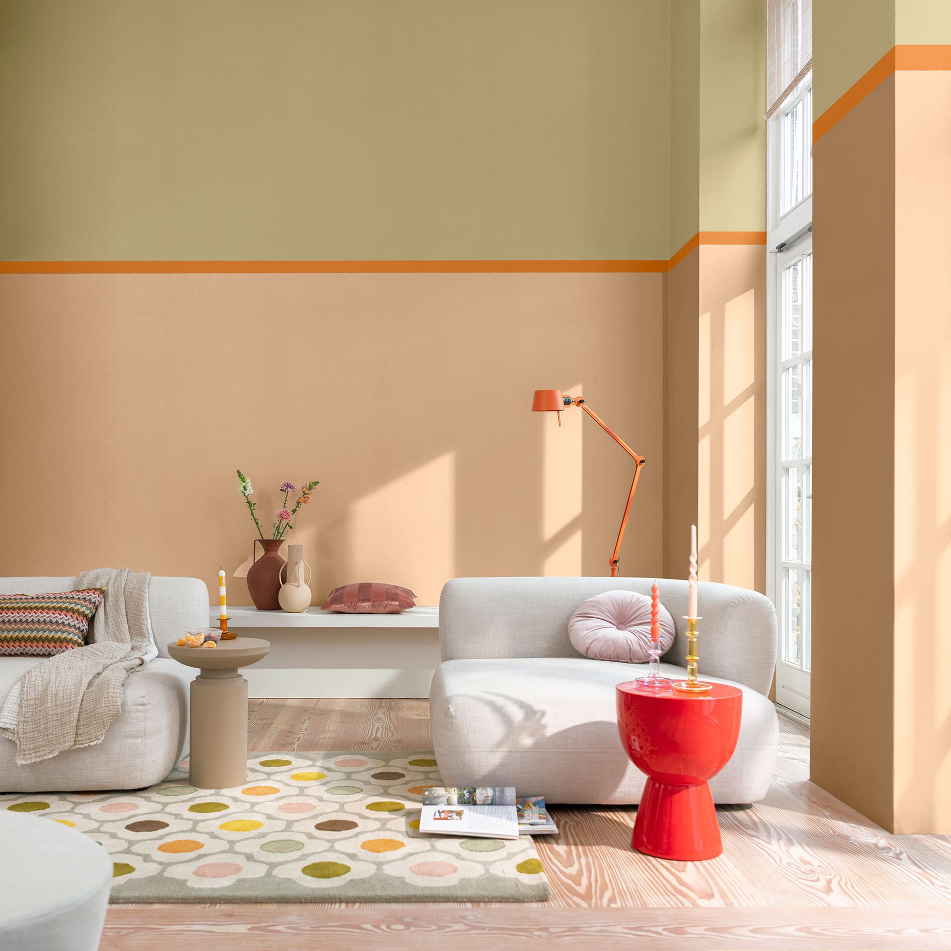 Dulux Colour of the Year 2023 used in a living room